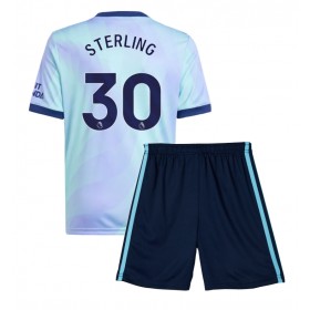 Dětské fotbalový komplet Arsenal Raheem Sterling #30 Tretí košile 2024-25 Krátkým Rukávem